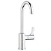 Elkay Single Hole 12-1/2" Deck Mount Faucet with Gooseneck Spout Lever Handle on Right Side Chrome