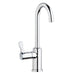 Elkay Single Hole 8-5/8" Deck Mount Faucet with Gooseneck Spout Lever Handle on Left Side Chrome