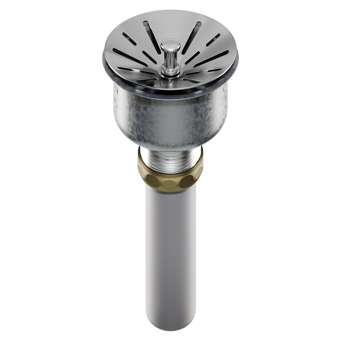 Elkay Perfect Drain Fitting Type 304 Stainless Steel Body and Strainer Lustrous Steel