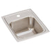 Elkay Lustertone Classic Stainless Steel 13" x 16" x 7-5/8" 1-Hole Single Bowl Drop-in Sink