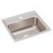 Elkay Lustertone Classic Stainless Steel 19" x 18" x 7-5/8" 1-Hole Single Bowl Drop-in Sink