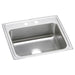 Elkay Lustertone Classic Stainless Steel 22" x 19-1/2" x 7-5/8" 2-Hole Single Bowl Drop-in Sink