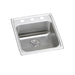 Elkay Lustertone Classic Stainless Steel 17" x 20" x 6-1/2" 3-Hole Single Bowl Drop-in ADA Sink with Perfect Drain®