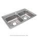 Elkay Lustertone Classic Stainless Steel 29" x 18" x 6" MR2-Hole Equal Double Bowl Drop-in ADA Sink