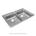 Elkay Lustertone Classic Stainless Steel 33" x 22" x 6-1/2" MR2-Hole Equal Double Bowl Drop-in ADA Sink
