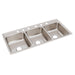 Elkay Lustertone Classic Stainless Steel 46" x 22" x 7-5/8" 6-Hole Triple Bowl Drop-in Sink
