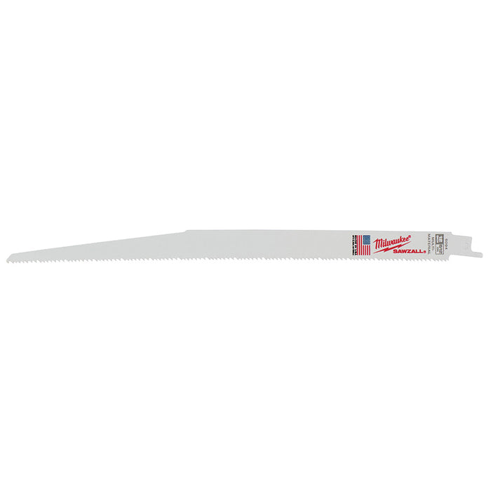 Milwaukee 48-00-5094 12" | 8/12-TPI SAWZALL Blades (Pack of 5)