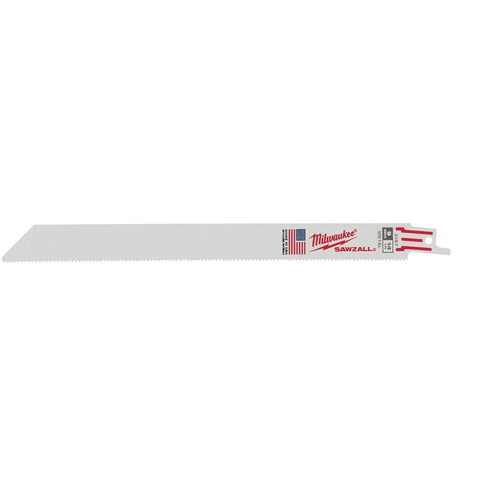 Milwaukee 48-00-5187 9" | 14-TPI SAWZALL Blades (Pack of 5)