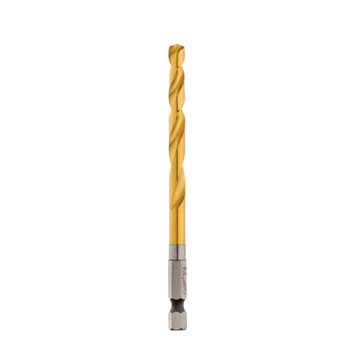 Milwaukee 48-89-4613 1/4" SHOCKWAVE RED HELIX Titanium Drill Bit