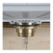 Oatey 42150 No-Calk Shower Drain With Stainless Steel Strainer, Compression Connection, Stainless Steel Grid