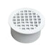 Oatey 43565 Snap-In Floor Drain, 3 in Nominal, PVC, White