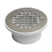 Oatey 43579 2" or 3" PVC General Purpose Drain with 4" Stainless Steel Screw-Tite Strainer