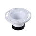 Oatey 43651 Twist-N-Set Replacement Closet Flange, 4 in Pipe, PVC, Domestic