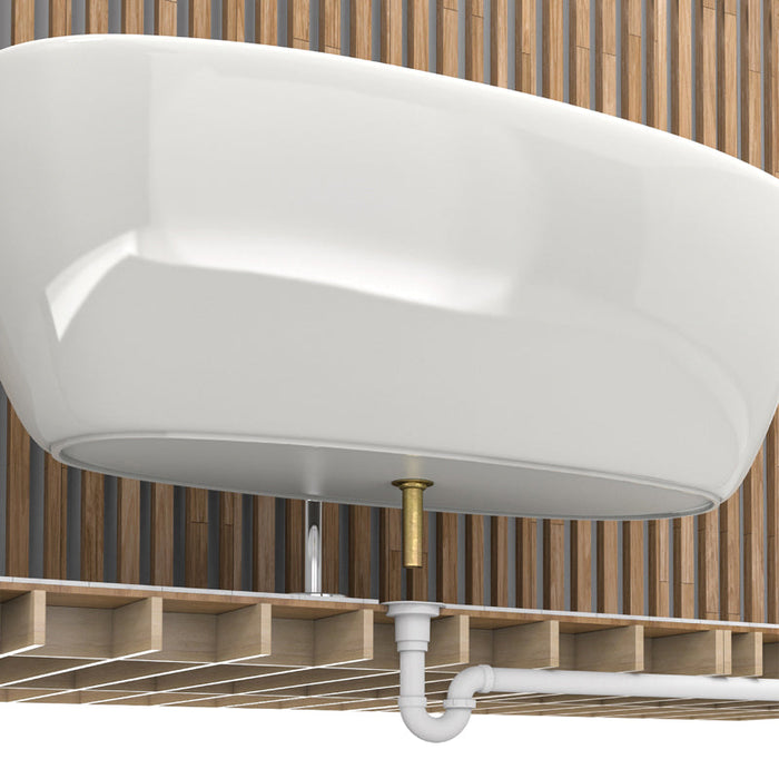 Oatey FTD5135P 1916 Collection PVC Freestanding Tub Drain Kit