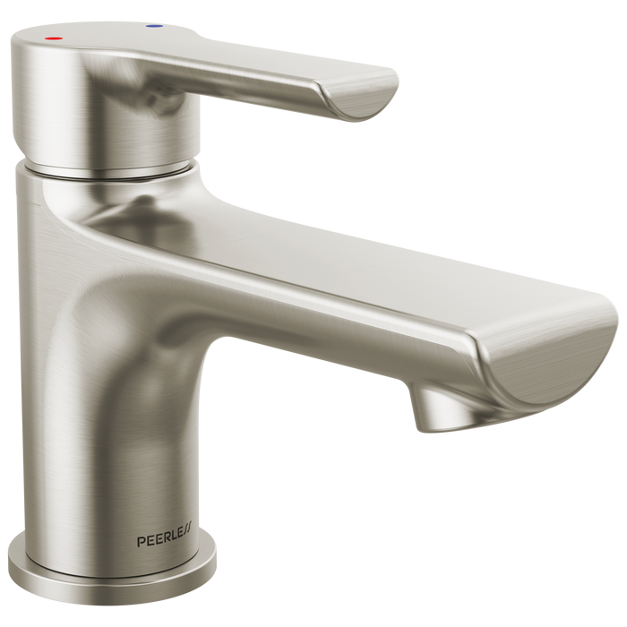 Peerless Flute P1512LF Single Top Handle Lavatory Faucet - Brushed Nickel