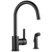 Single-Handle Kitchen Faucet with Spray
