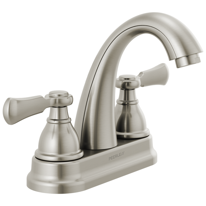 Peerless Elmhurst P2565LF Two-Handle Centerset Bath Faucet - Brushed Nickel