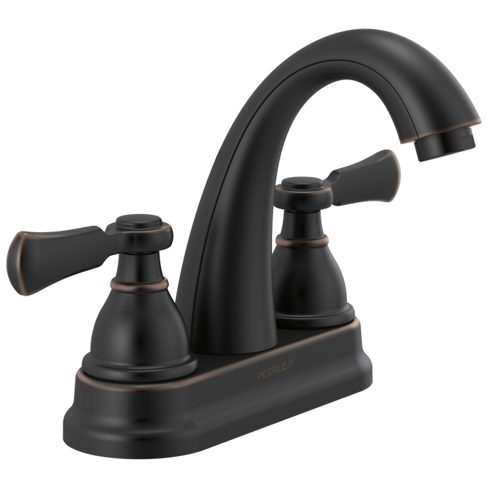 Peerless Elmhurst P2565LF Two-Handle Centerset Bath Faucet - Oil Rubbed Bronze