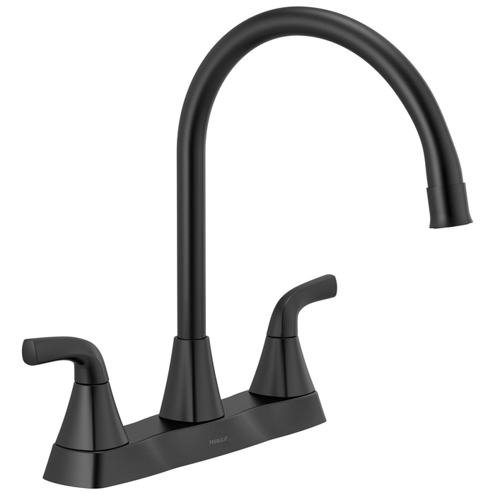 Peerless Parkwood P2935LF Two Handle Kitchen Faucet - Matte Black