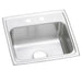 Elkay Celebrity Stainless Steel 19" x 18" x 7-1/8" 2-Hole Single Bowl Drop-in Sink