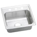 Elkay Celebrity Stainless Steel 19" x 18" x 7-1/8" 3-Hole Single Bowl Drop-in Sink
