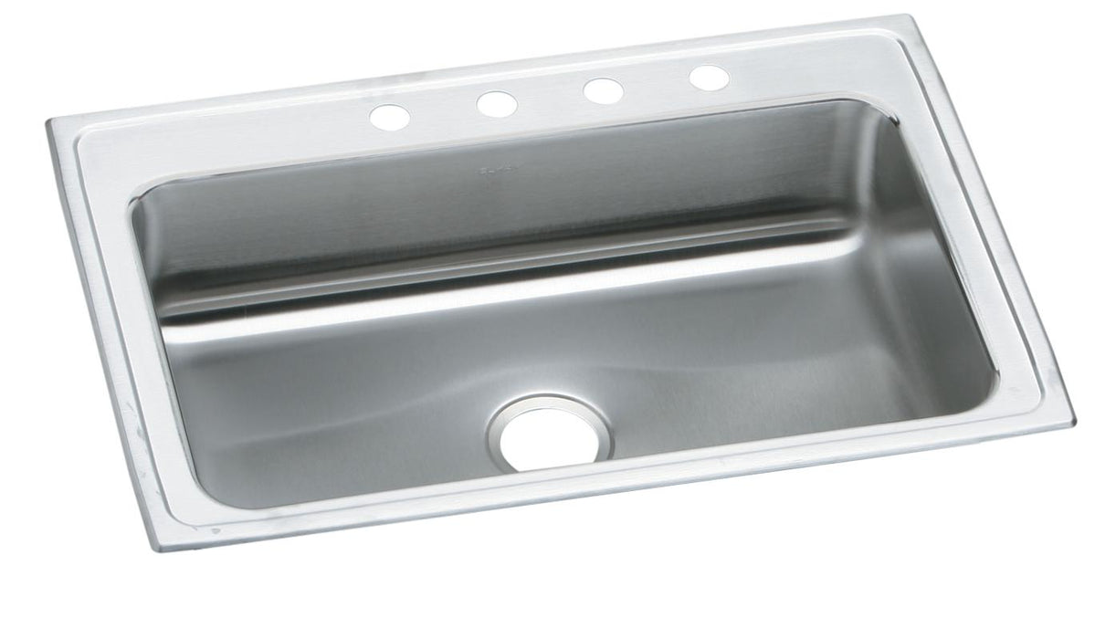 Elkay Celebrity Stainless Steel 33" x 22" x 7-1/4" 2-Hole Single Bowl Drop-in Sink