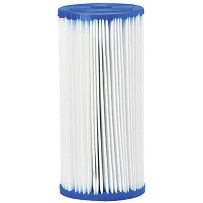 Pentair 155101-51 W30PEHD Series Cartridge, 30 um, Pleated Polyester, 4-1/2 in Dia, 9-3/4 in H