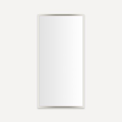robern PC2040D6TRE77 Profiles Framed Cabinet, 20" x 40" x 6", Polished Nickel, Electrical Outlet, USB Charging Ports, Right Hinge