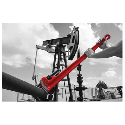 RIDGID 31010 Heavy-Duty Pipe Wrench, 10 in OAL, 1-1/2 in Jaw, Serrated Jaw, I-Beam Handle, Alloy Steel Jaw