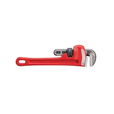 RIDGID 31005 Heavy-Duty Pipe Wrench, 8 in OAL, 1 in Jaw, Serrated Jaw, I-Beam Handle, Alloy Steel Jaw