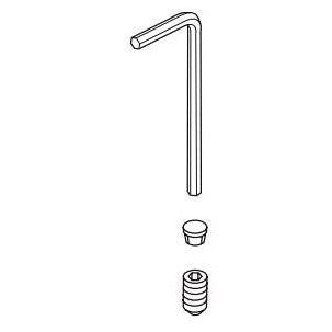 Brizo Invari RP101181PG Set Screw, Button & Wrench
