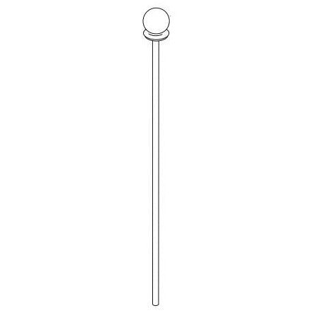Delta RP103398PC Lift Rod Assembly