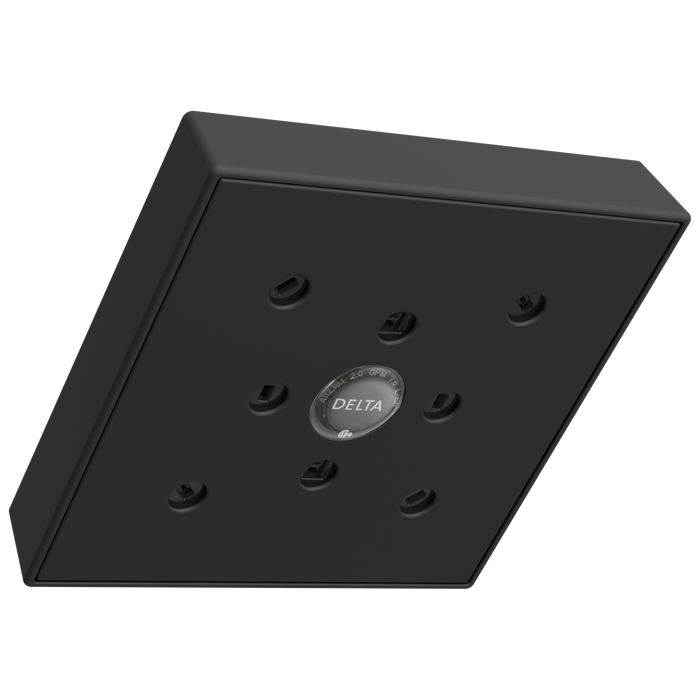 Delta Universal Showering Components RP70171 H2OKINETIC Single-Setting Raincan Shower Head - Matte Black