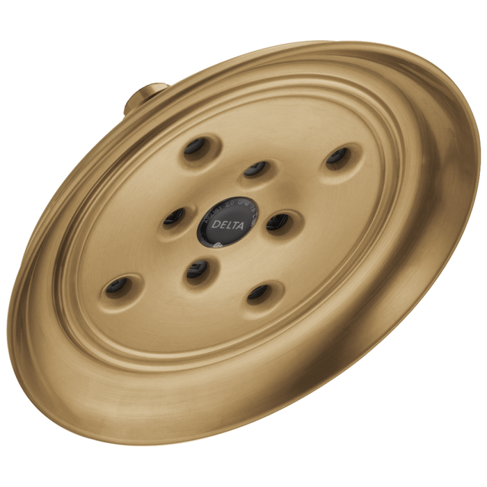 Delta Universal Showering Components RP70172CZ H2OKINETIC Single-Setting Raincan Shower Head - Champagne Bronze