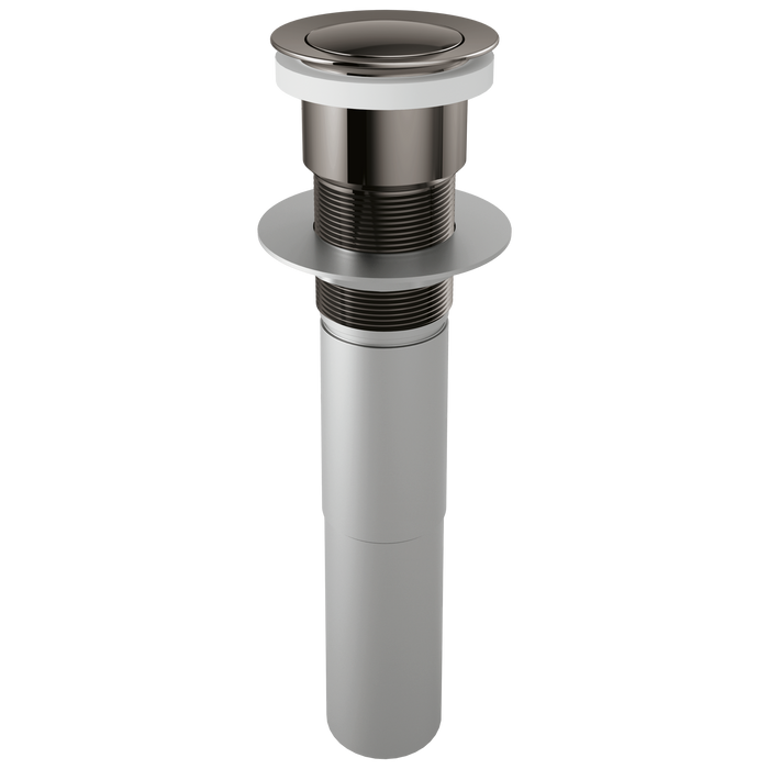 Brizo RP81627BNX Push Button Pop-Up Lavatory Drain Without Overflow - Brilliance Black Onyx