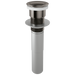 Brizo RP81627BNX Push Button Pop-Up Lavatory Drain Without Overflow - Brilliance Black Onyx