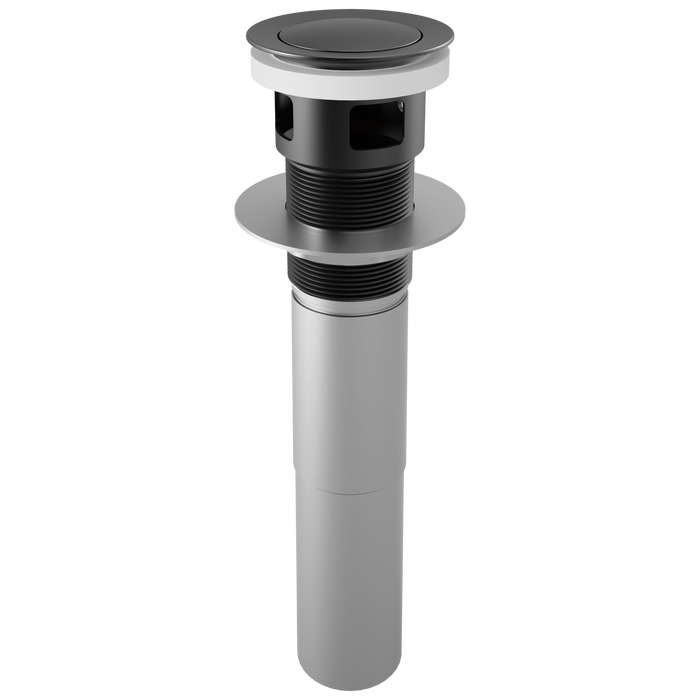 Brizo RP81628BL Push Button Pop-Up With Overflow - Matte Black