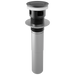Brizo RP81628BL Push Button Pop-Up With Overflow - Matte Black