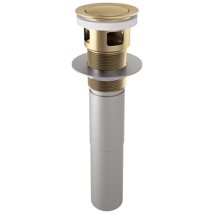 Brizo RP81628GL Push Button Pop-Up With Overflow - Luxe Gold