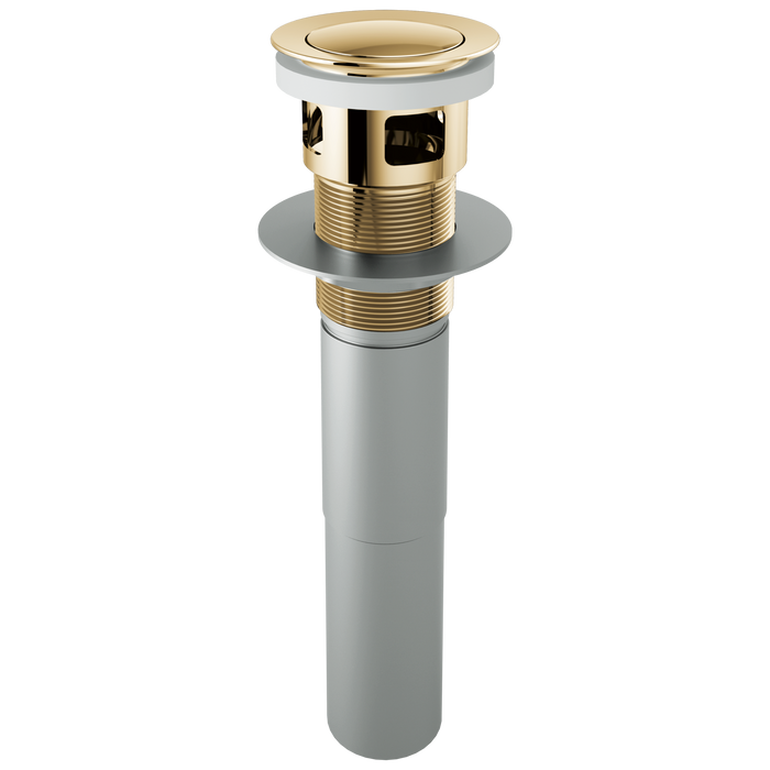 Brizo RP81628PG Push Button Pop-Up With Overflow - Polished Gold