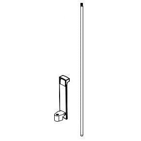Delta Zura RP84820CZ Lift Rod & Slider - 1H Bathroom