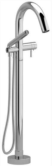 Riobel TSY39 Sylla Single Hole Floor Mount Tub Filler Trim