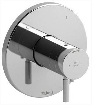 Riobel TSYTM47 Sylla 1/2" Therm & Pressure Balance Trim with 3 Functions