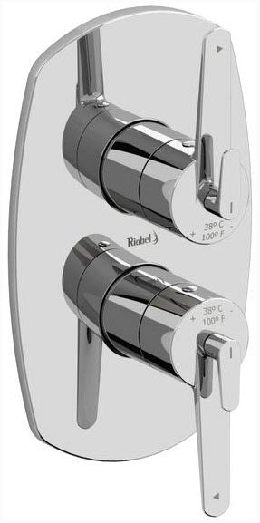 Riobel VY83 Venty 3/4" Therm & Pressure Balance Multi-Function System
