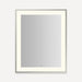 Robern Sculpt Lighted Mirror, 25” x 31” x 2-1/4", Slim Museum Frame, Perimeter Light Pattern, Warm White (3000K), Dimmable, Defogger, Title 24 Compliant