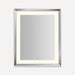 Robern Sculpt Lighted Mirror, 27” x 33” x 2-5/16”, Chamfer Museum Frame, Perimeter Light Pattern, Warm White (3000K), Dimmable, Defogger, Title 24 Compliant