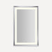 Robern Sculpt Lighted Mirror, 27” x 43” x 2-5/16”, Chamfer Museum Frame, Perimeter Light Pattern, Warm White (3000K), Dimmable, Defogger, Title 24 Compliant