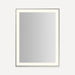 Robern Sculpt Lighted Mirror, 31” x 41” x 2-1/4", Slim Museum Frame, Perimeter Light Pattern, Warm White (3000K), Dimmable, Defogger, Title 24 Compliant