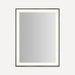 Robern Sculpt Lighted Mirror, 31” x 41” x 2-1/4", Slim Museum Frame, Perimeter Light Pattern, Warm White (3000K), Dimmable, Defogger, Title 24 Compliant