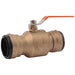 SharkBite UXLBV54 Ball Valve, 2 in, Push-Fit, Brass, 200 psi